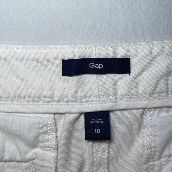 Gap Women’s Motorcross Canvas Cotton 3.5in Short in Optic White Size 10 NWOT - Picture 6 of 11